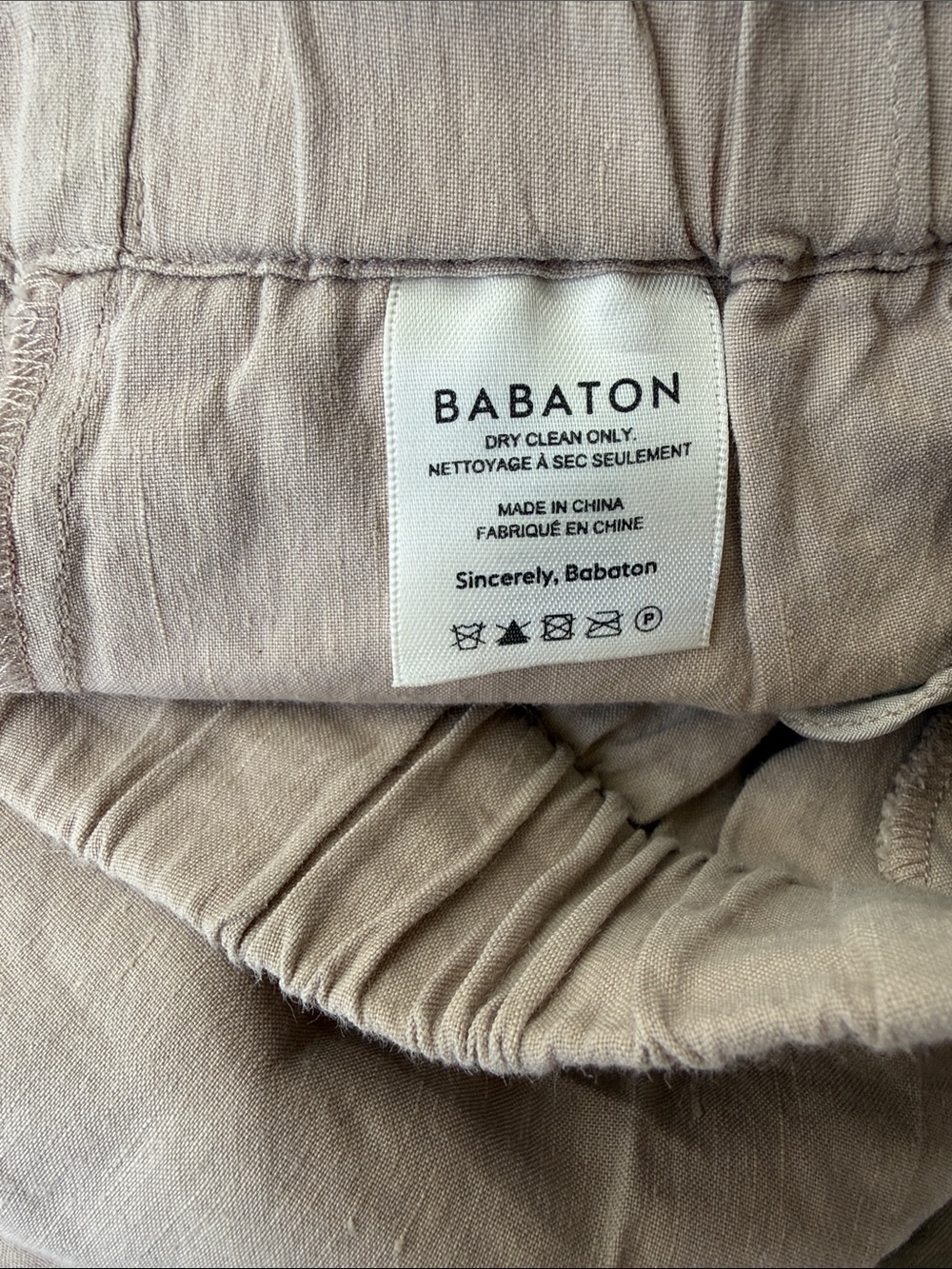 Babaton Linen Cropped Pant - Picture 5 of 6
